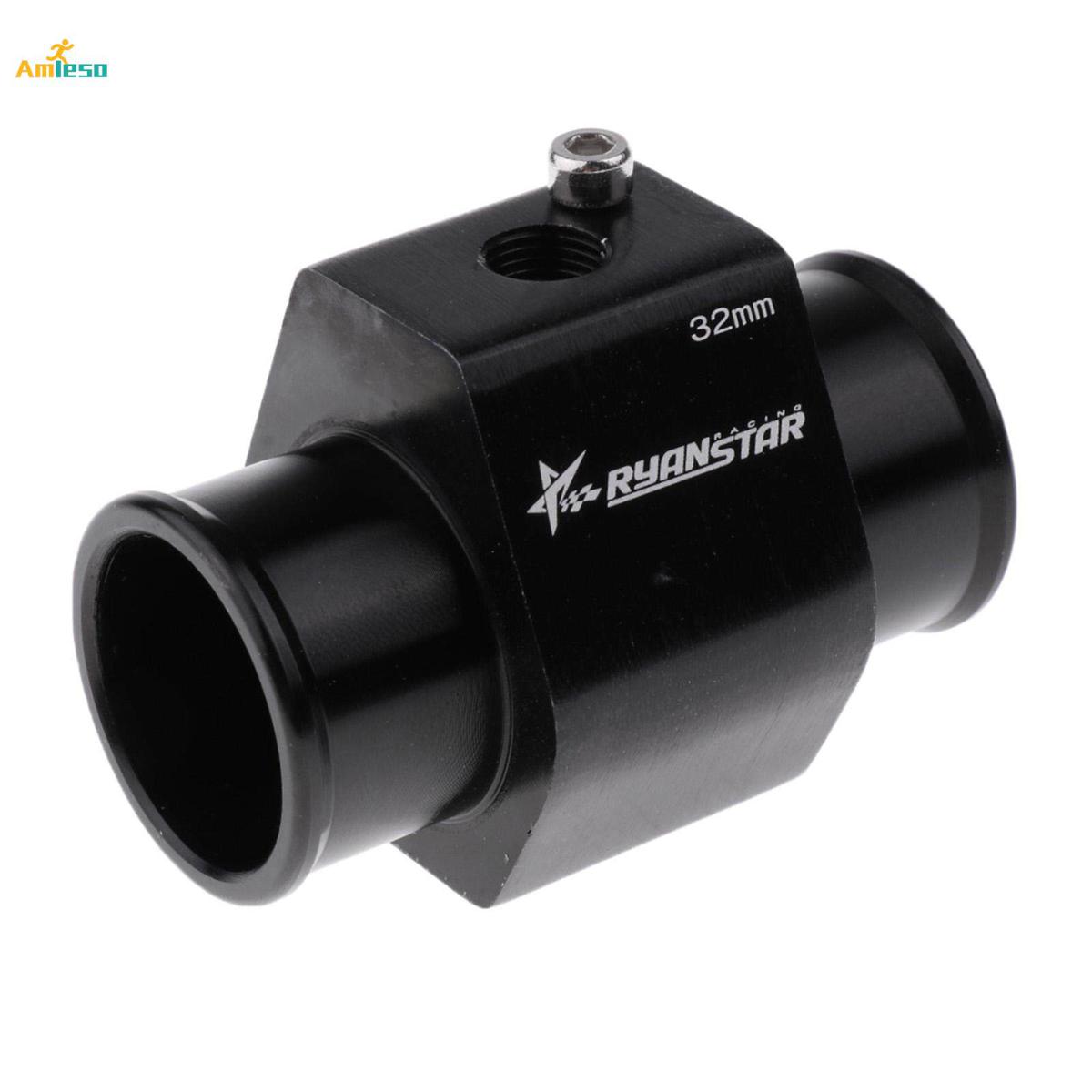 Water Temperature Temp Sensor Gauge Joint Pipe Radiator Hose Adapter 32mm