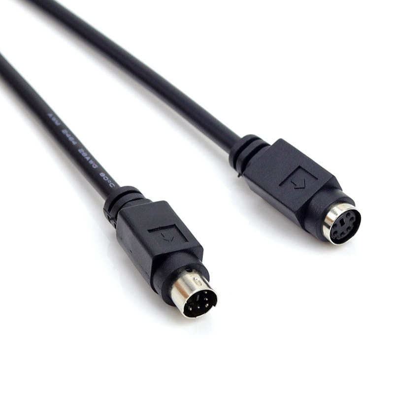 Pure copper PS2 PS/2 Keyboard Mouse Male To Female Extension Cable Lead 6 Pin Motherboard Mouse for Mouse Keyboard 1M1.5M3M5M. 