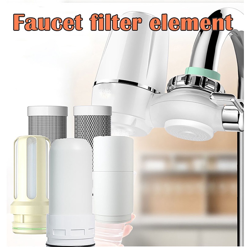 [IN Stock Store] Tap Water Filter Element Cartridge Washable Replacement Reduce Chlorine The Accessories of the Water Purifier. 