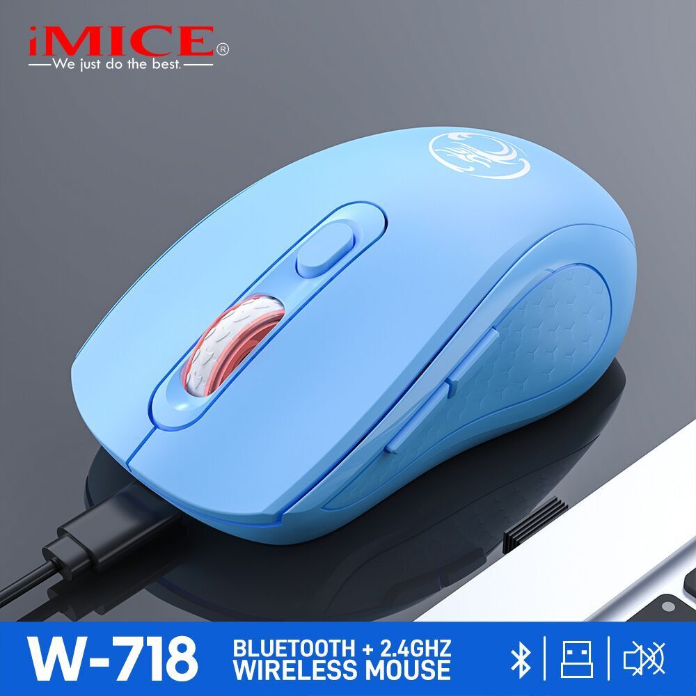 IMICE Rechargeable Wireless Dual-Mode Mouse W-718