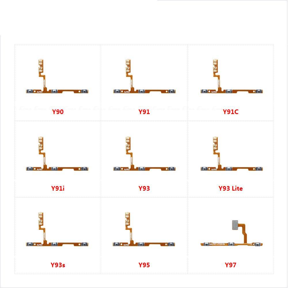 Switch Power ON OFF Button Flex Cable Parts Ribbon For Vivo Y90 Y91 Y91C Y91i Y93 Lite Y93s Y95 Y97 Mute Silence Volume Key