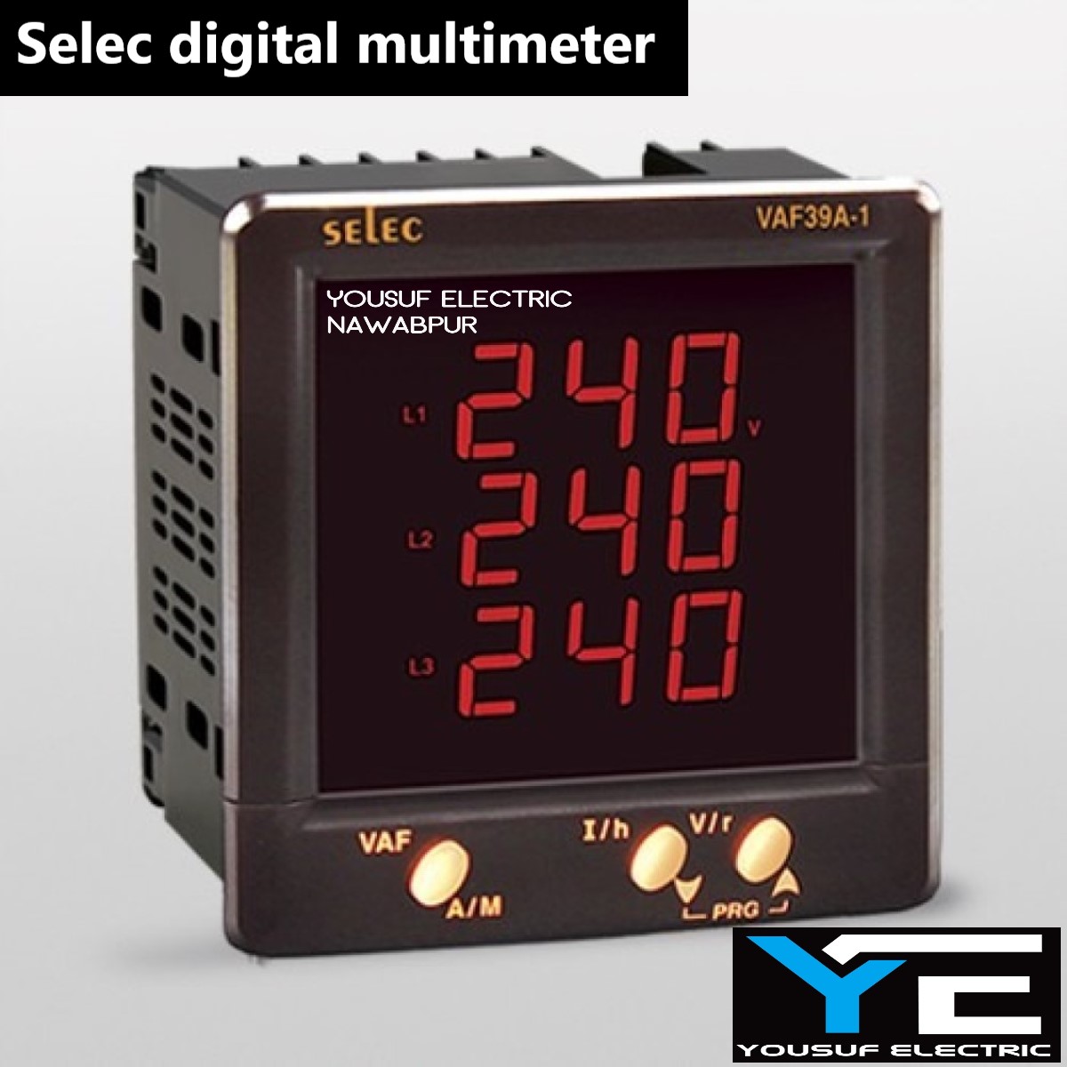 Selec digital multimeter VAF39A-1 Panel meter voltage meter ampere meter frequency meter hertz meter 3 phase meter