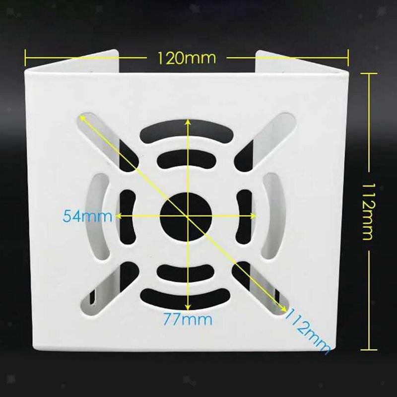 2X Universal Vertical Pole Mount Adapter, with 4 Loops, Wall Mounting Loop Bracket. 