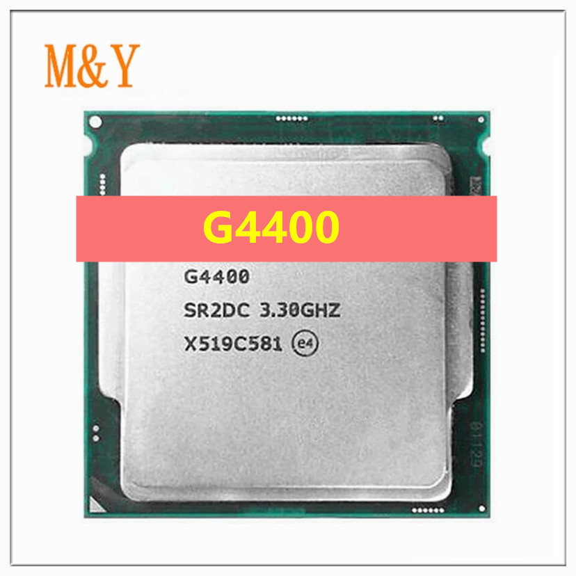 Processor Pentium G4400 Dual Core 3.3GHz LGA 1151 TDP 54W 3MB Cache With HD Graphic 14nm Desktop CPU