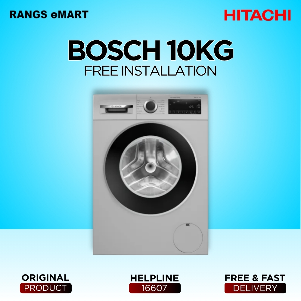 BOSCH Official WGA254ZSIN 10 KG Fully Automatic Front Load Washing Machine with Free Delivery