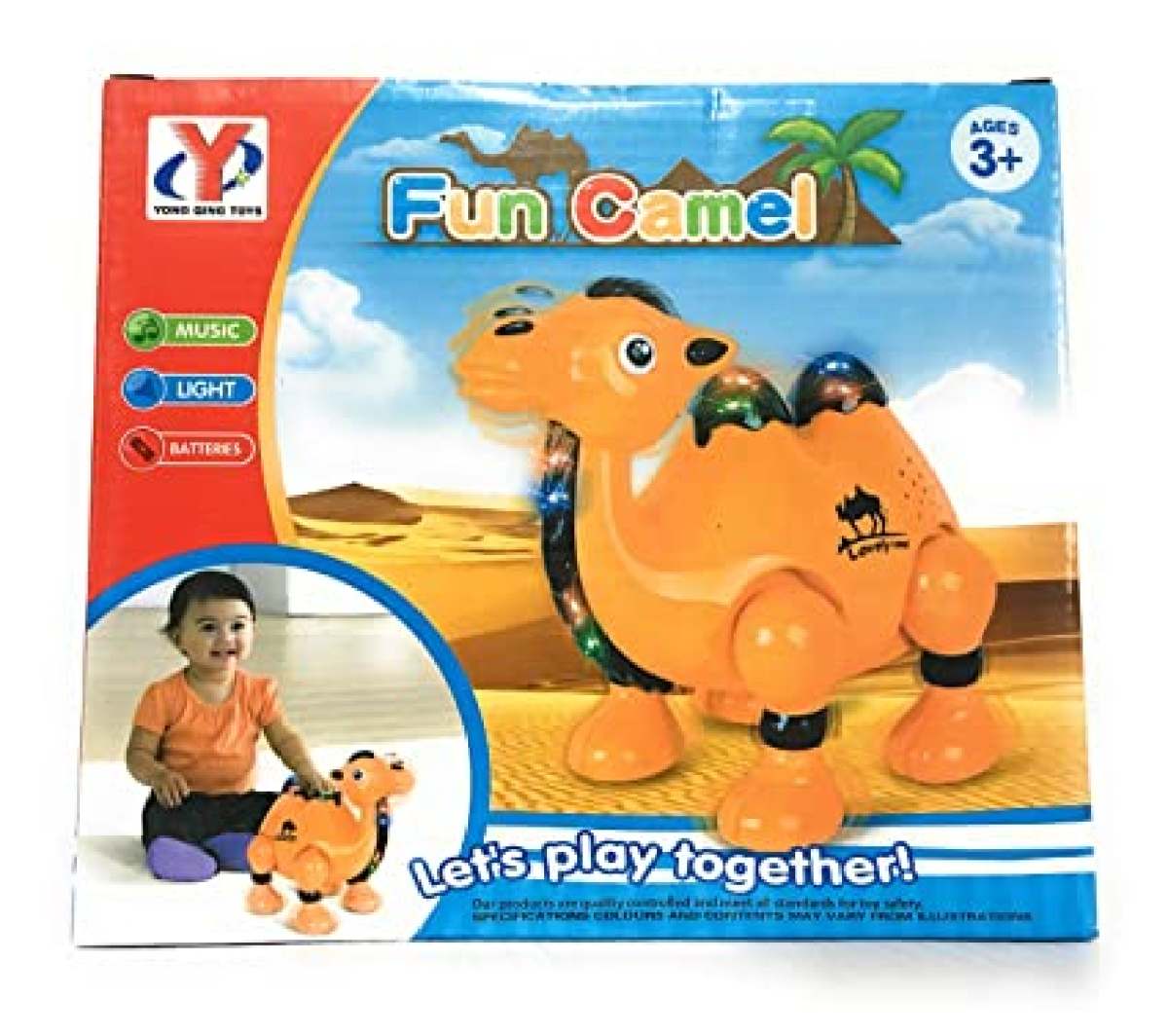 Fun Camel Toy - Light Music and Movement. 