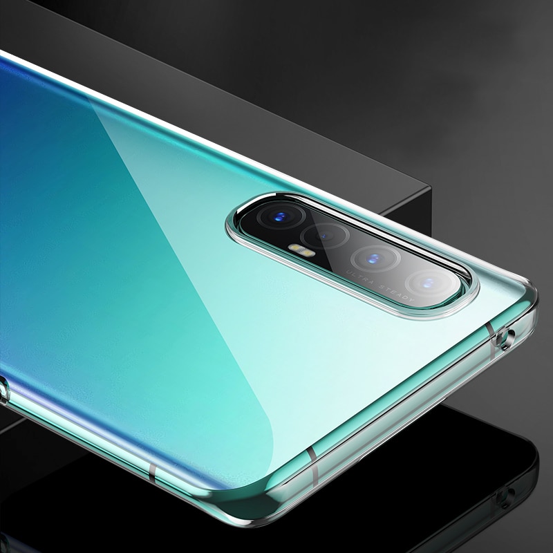 Ultrathin Mobile Phone Case for OPPO Reno 3 Pro Global Version 5G 360 Protective Soft TPU Clear Back Cover Housing Reno3 3Pro. 