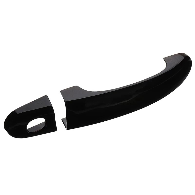 8Pcs Set ABS Chrome Door Handle Covers Trim for TRANSPORTER T5 T6 CADDY VAN 2003-2015 Gloss Black. 