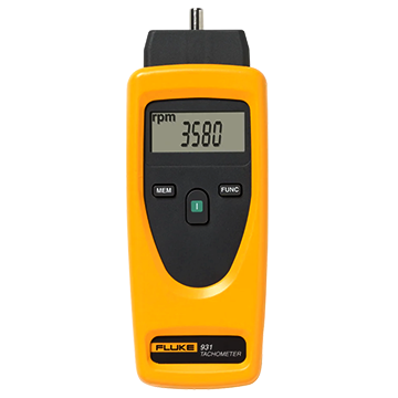 FLUKE 931 Contact and Non-Contact Dual-Purpose Tachometers Digital Handheld Tachometer Model: 931 - Kings Trading. 