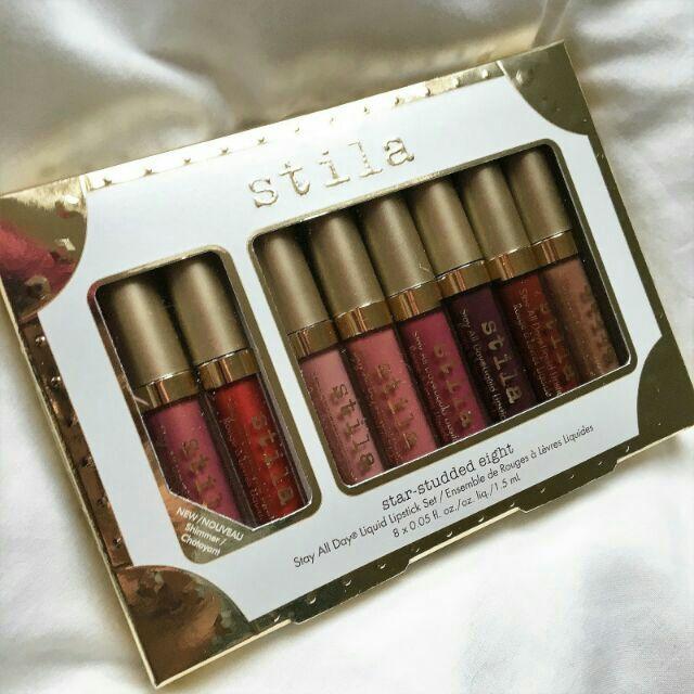 stila 8 piece lip set