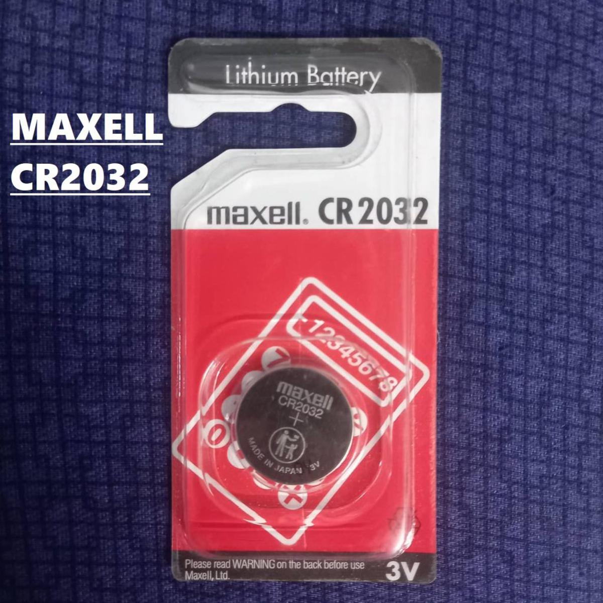 MAXELL2032 CR2032 Battery 3V CR2032 Watch Battery CR2032 Button Cell Battery CR2032 Coin Cell Battery CR2032 Lithium Cell Battery 3V Battery CR2032 CMOS Battery For Computer Watch - lithium battery
