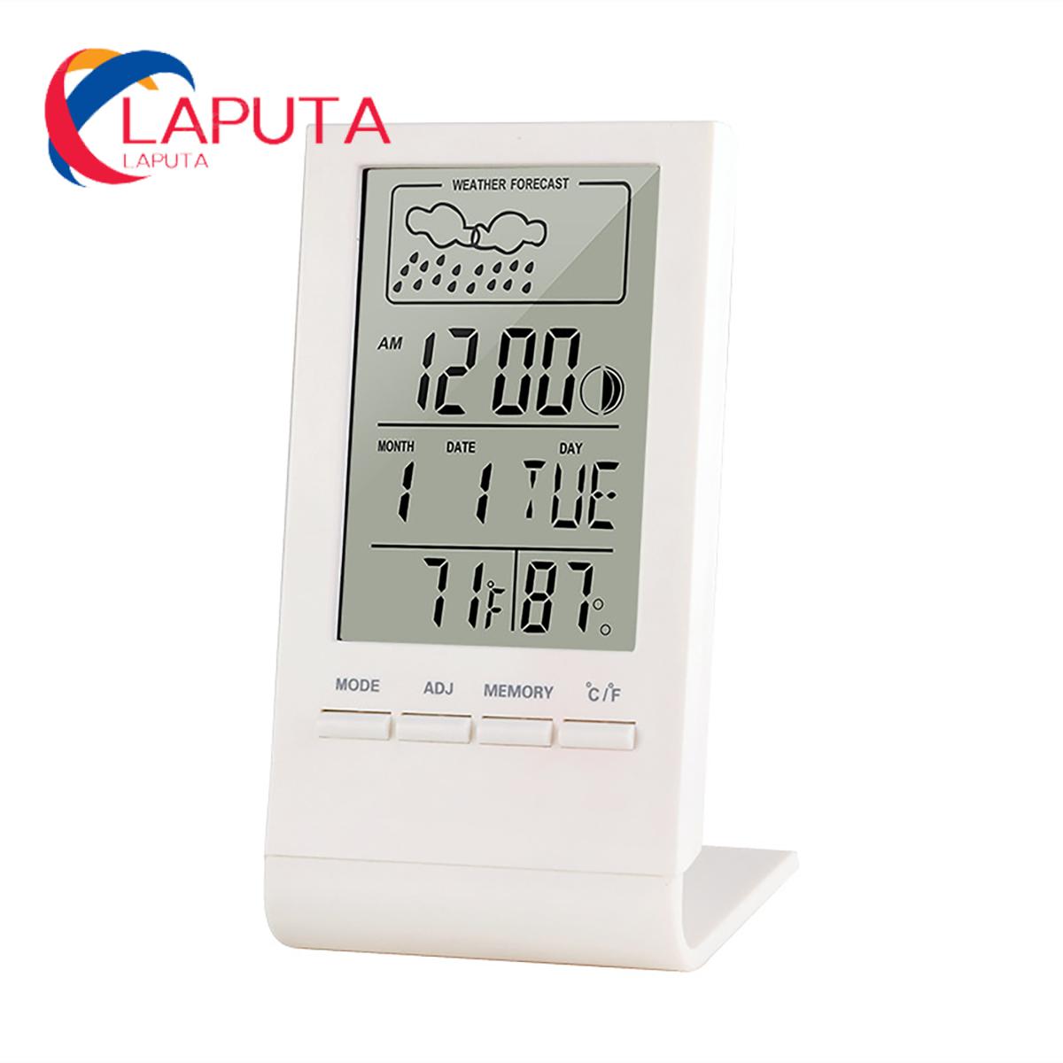 Digital Thermometer Large Screen High Precision ABS Indoor Temperature Humidity Meter for Weather Station