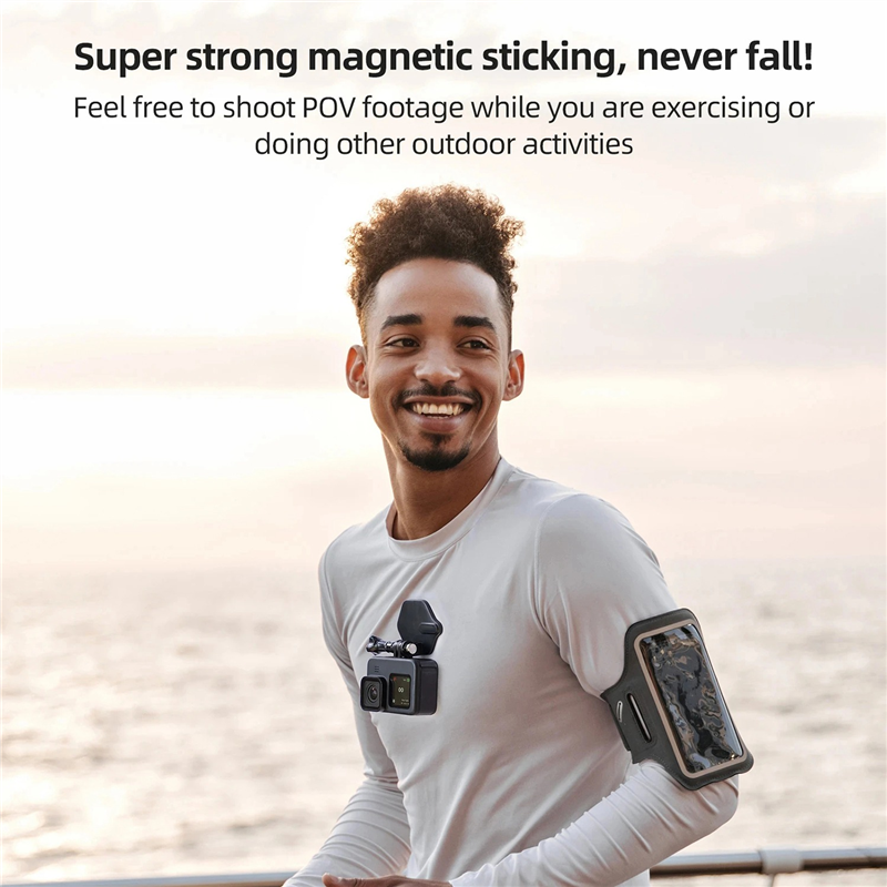 TELESIN Camera Mount Magnetic Neck Holder for GoPro Hero 11 Mini 10 9 8 7 Insta360 X3. 