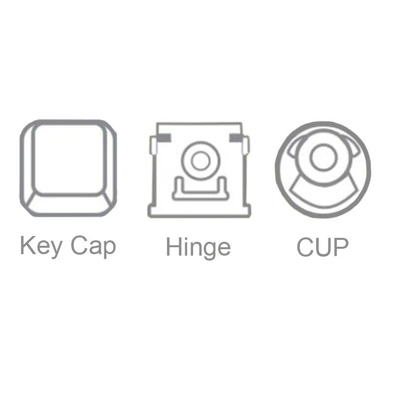 Replacement Keycap Key cap Scissor Clip Hinge For Lenovo Legion 7- 16 R9000K Y9000K Y9000X Y9000P IAH7H 5i Pro Gen 7 Keyboard. 