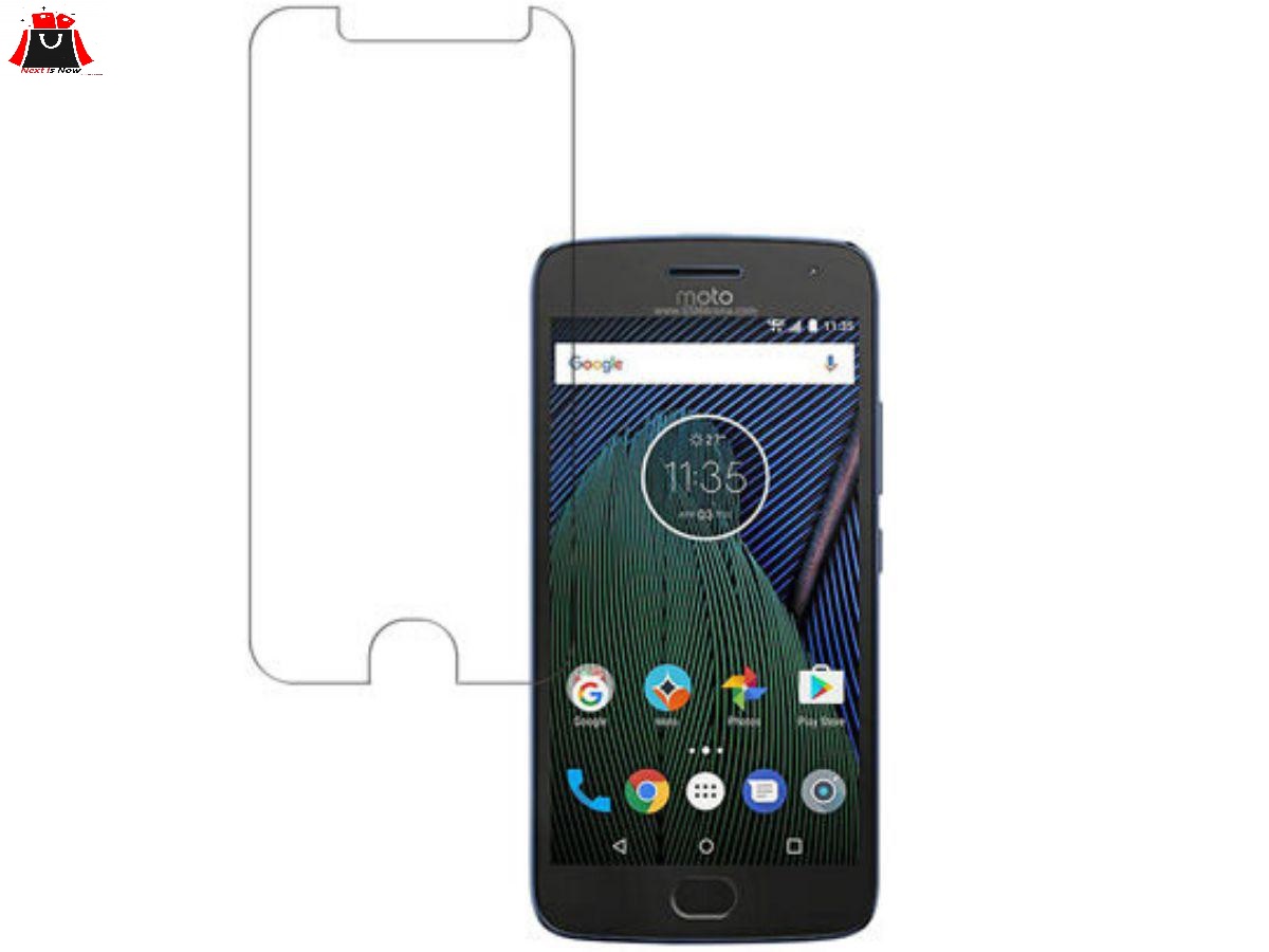 Motorola Moto G5  Tempered Glass Screen Protector Slim 9H Hard 2.5D - Transparent. 