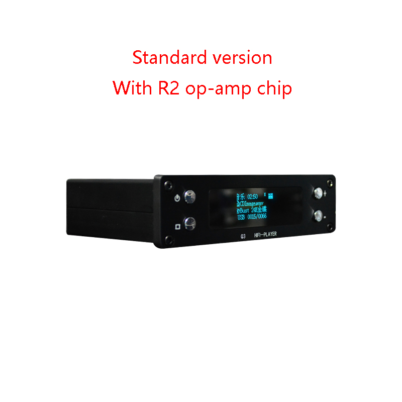 HIFI Lossless Digital Audio Player ES9028Q2M DAC Lossless Audio Decoder Bluetooth 5.0 Music Turntable Coaxial Optical OTG Input. 