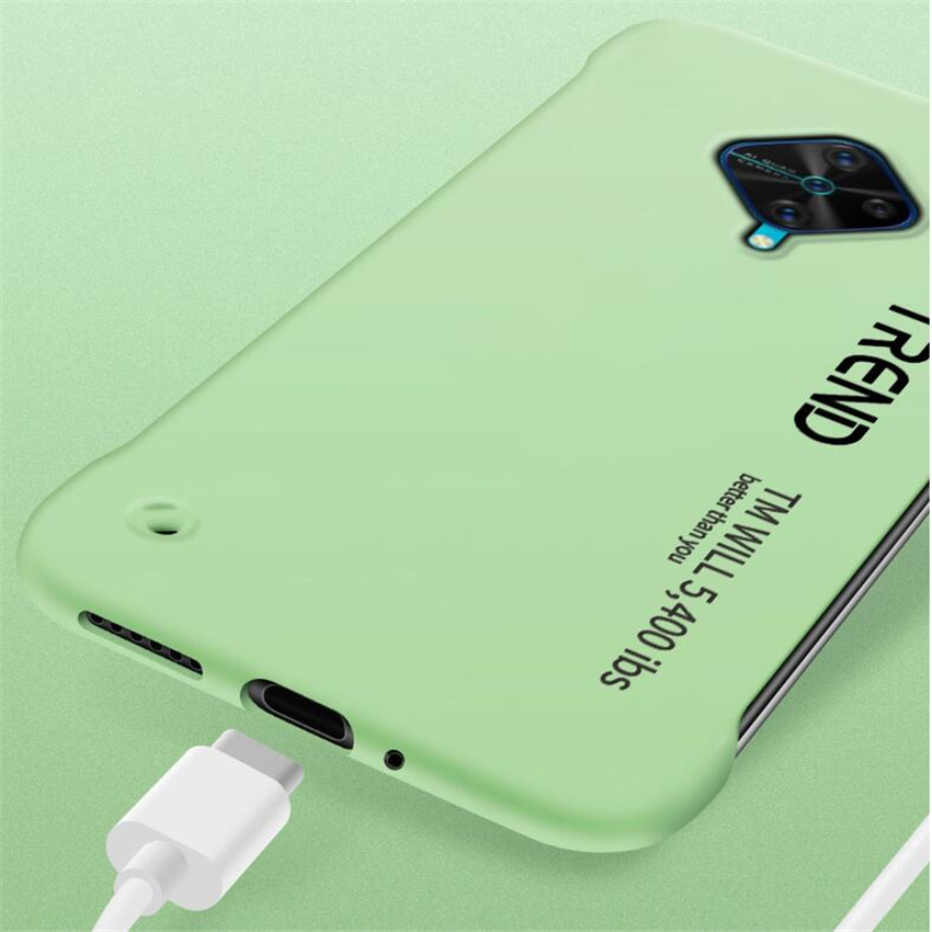 lthmy For Huawei Honor 30S CDY-AN90 Ultra Thin Frameless Matte Hard Plastic Phone case Shock Absorption TPU Bumper Casing Back Cover. 