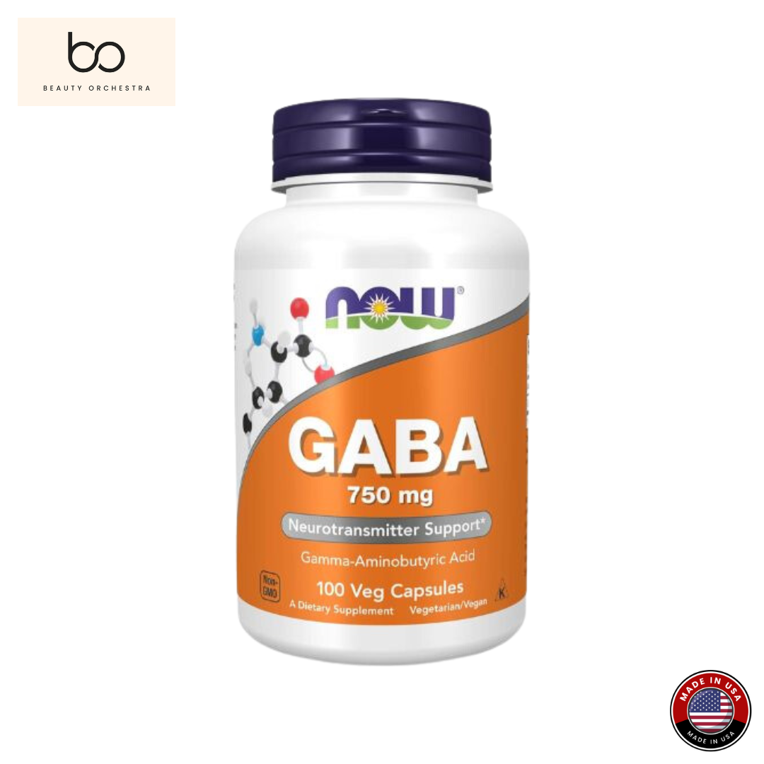 NOW GABA 750 mg –100 Veg Capsules | Daraz.com.bd