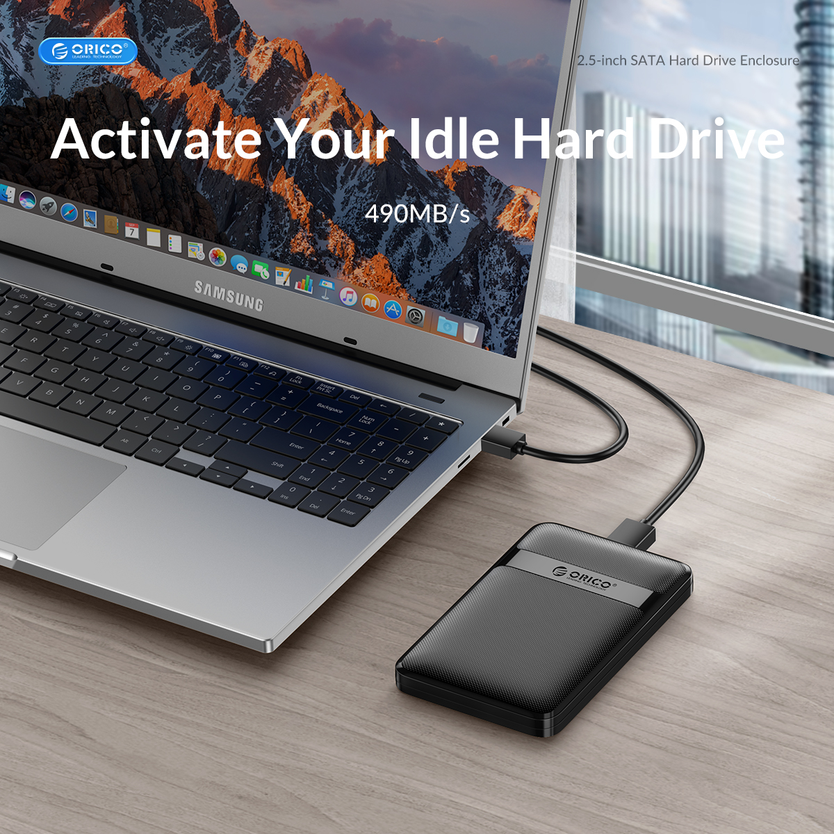 ORICO 2577C3-V1 USB 3.0 to Type-C 2.5 inch HDD Enclosure. 