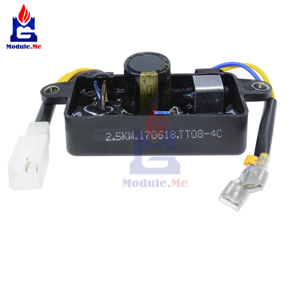 【Alizeker Mall】diymore AVR Phase Voltage Regulator Rectifier for 2KW Generator Electric Start. 