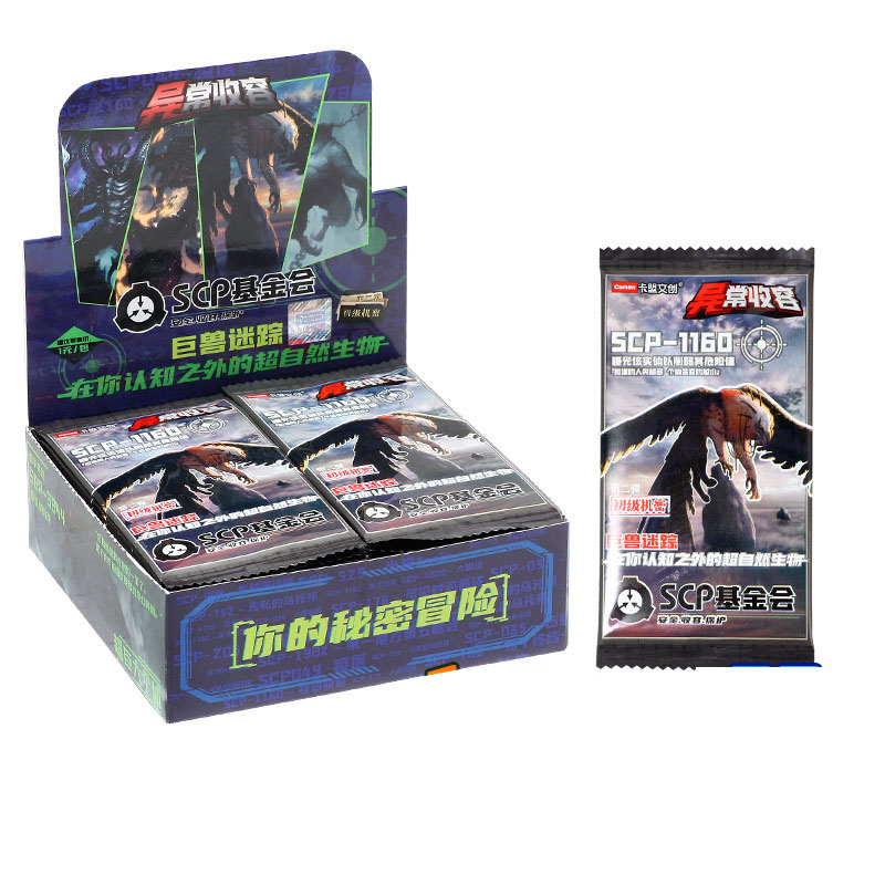 SCP Foundation Collection Card Paper Games Children Anime Table Playing Game Kaarten Board Trading Cards. 