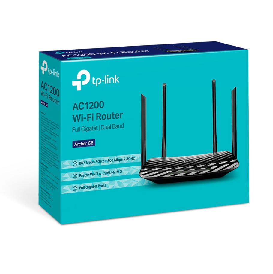 Archer C6 AC1200 Wireless MU-MIMO Gigabit Router. 