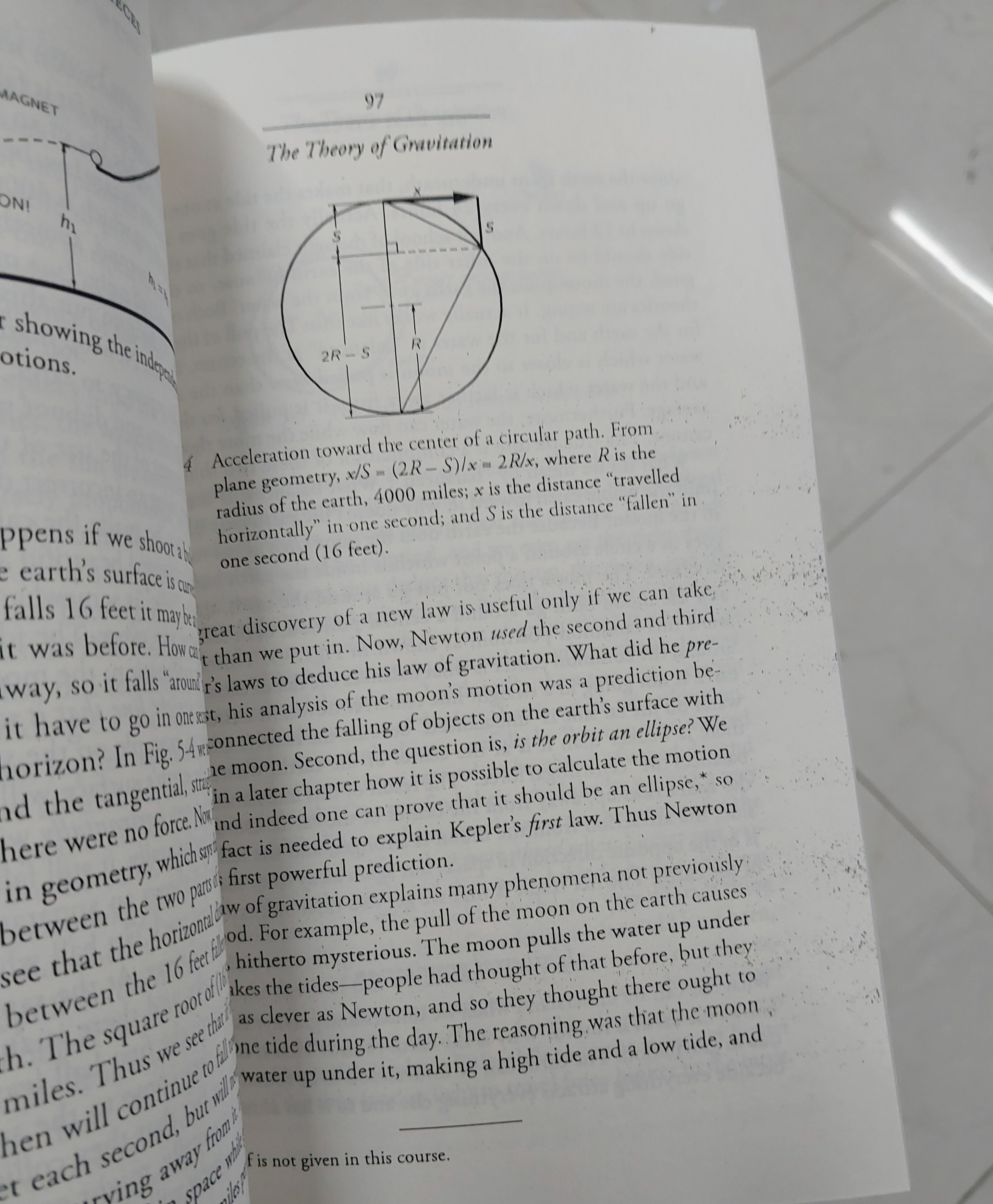 Six Easy Pieces: Essentials of Physics Explained by Its Most Brilliant Teacher by Richard Feynman. 