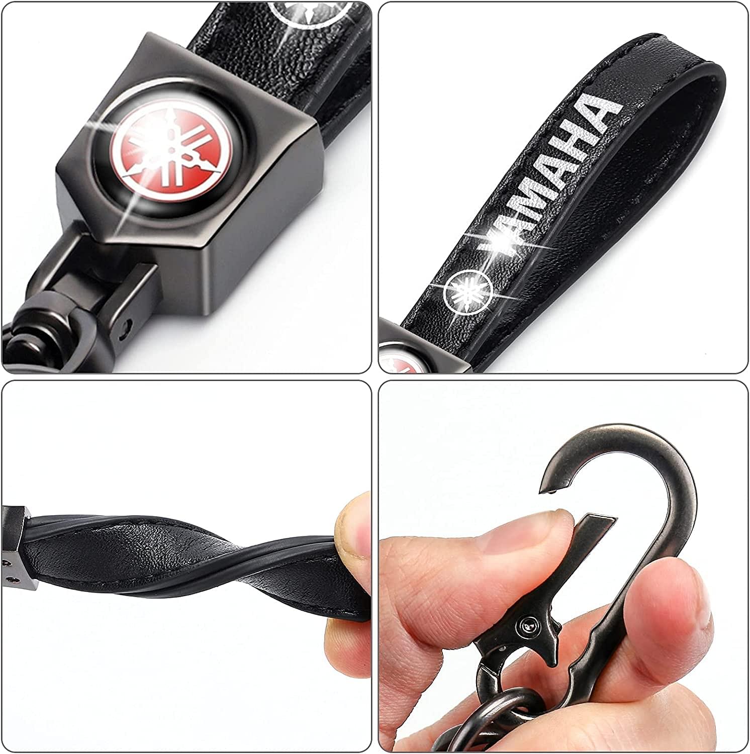 Rainbows Genuine Leather Keychain Compatible...