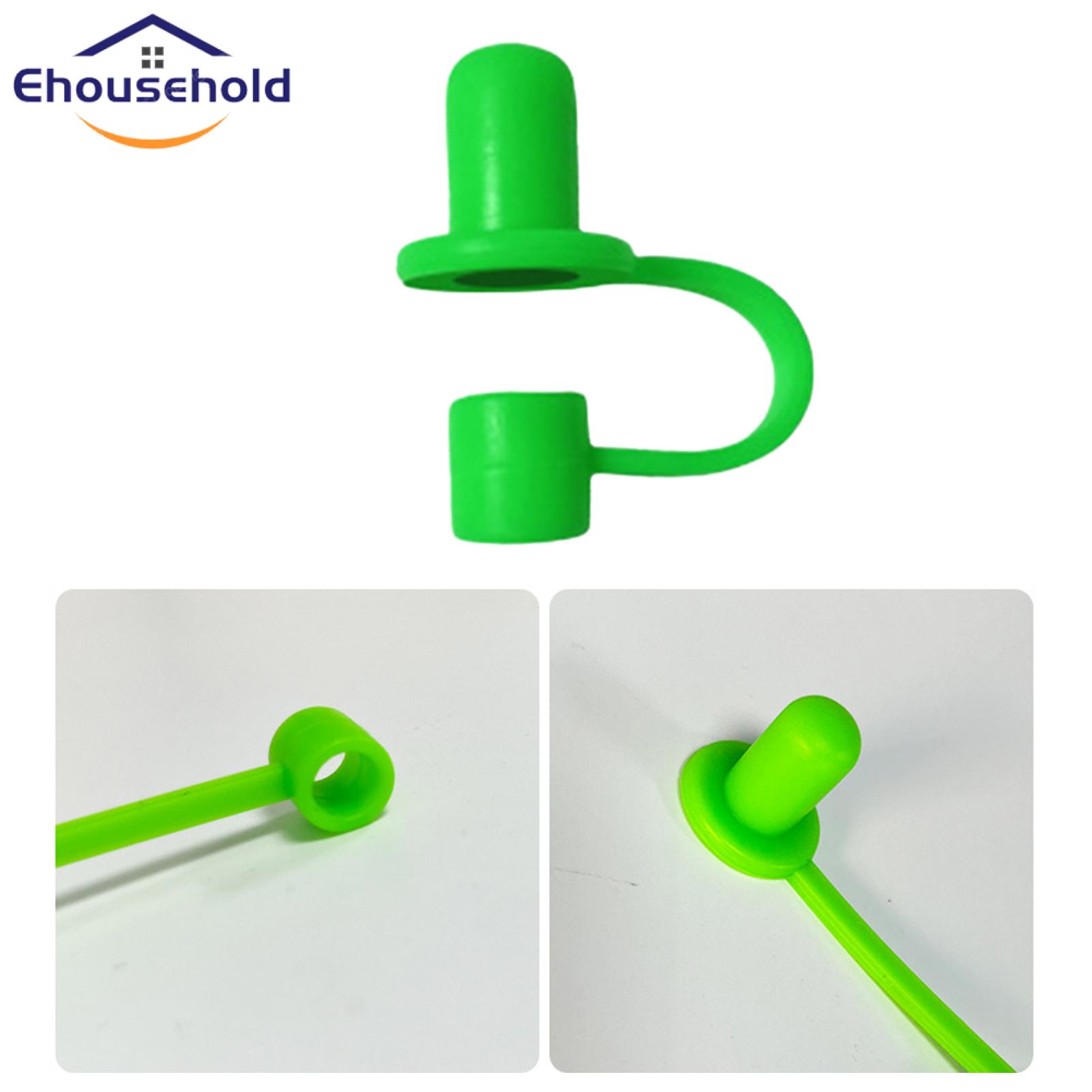 Bpa-free Straw Cap 6pcs Silicone Straw Cover Cap Set Reusable Dustproof Tip Lids for Tumblers Food-grade Easy to Clean Straw Accessories for Cups Reusable Straw Head Cover. 