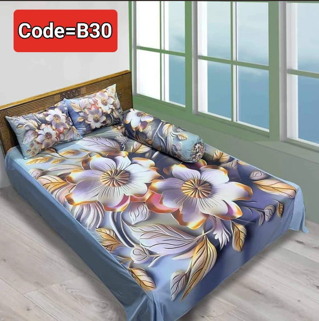 3D PRINT BEAD SHIT WITH 2 PILLOW & COLBALISH