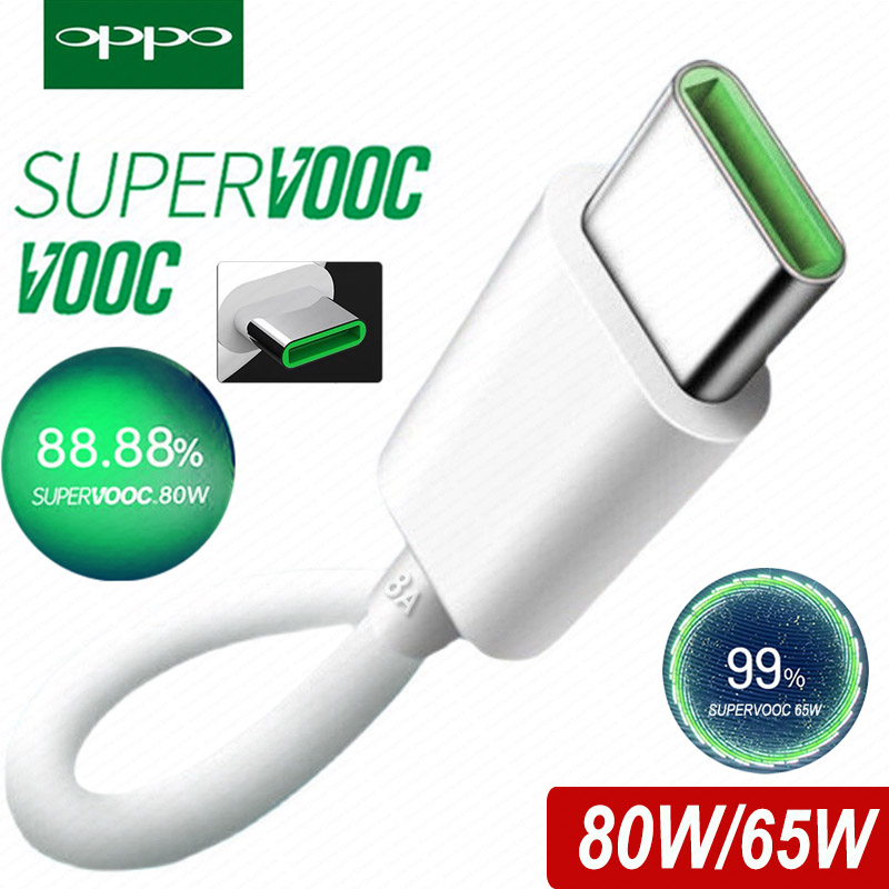 Original OPPO Cable Usb Type C Super Vooc Fast charging Charger Wire OPPO Find X5 X6 X3 Pro N2 Flip Reno10 8 7 6 Pro A77 A78 A98