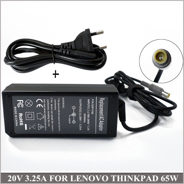 20V 3.25A 65W Notebook Power Adapter Universal Laptop Charger For Lenovo IBM ThinkPad T60 T60p T60t T61 T61p T61w Z60 Z60m. 
