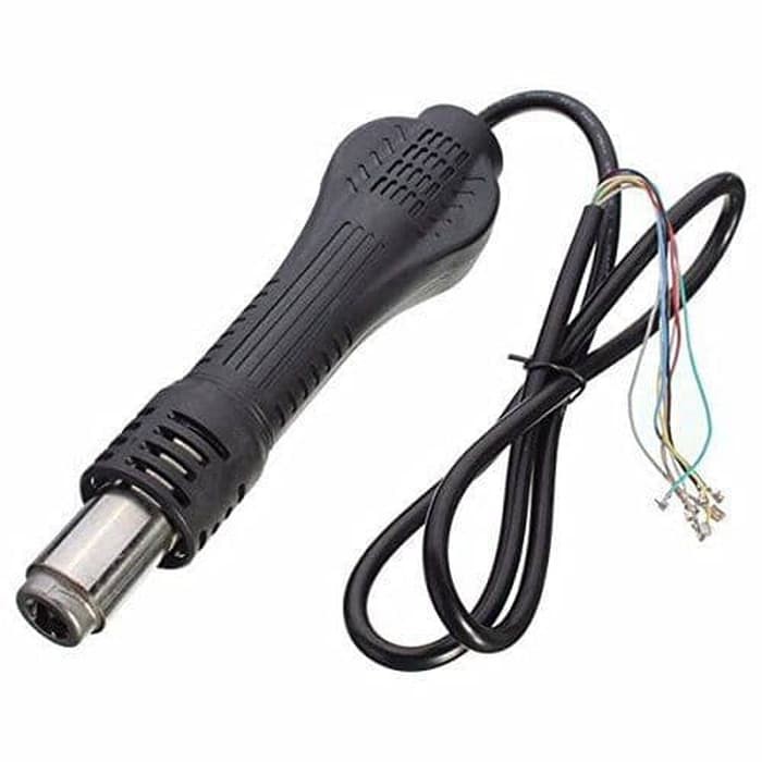 8 WIRE Soldering Station Hot Air Blower Handle 8 Wire 400W Hot Air Soldering Machine Heat Desoldering Machine For 858 858D 85D+ 8858 878A 878 BGA SMD Rework Soldering Station Tools. 