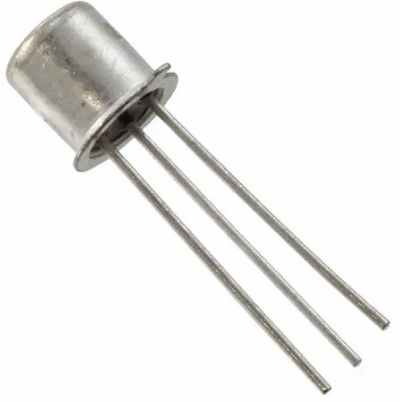 BC107 BC-107 BC 107 NPN Transistor 45V 100mA General Purpose Transistor TO-18 BJT NPN Silicon Planar Epitaxial NPN Transistors Electrical Circuitry & Parts. 