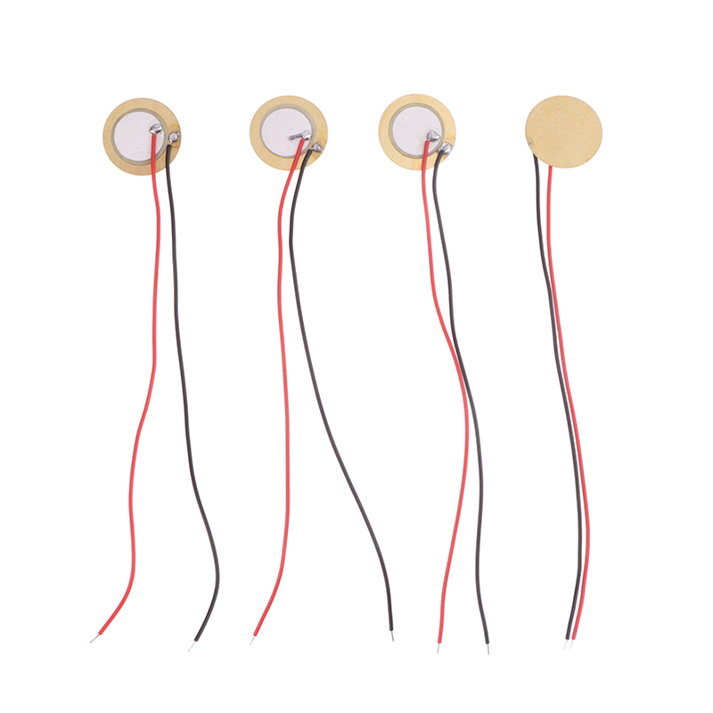 20PCS Piezo Ceramic Elements Buzzer Dia 15mm Sounder Sensor Trigger Drum Disc With Wire Copper For Buzzer Hudduo. 
