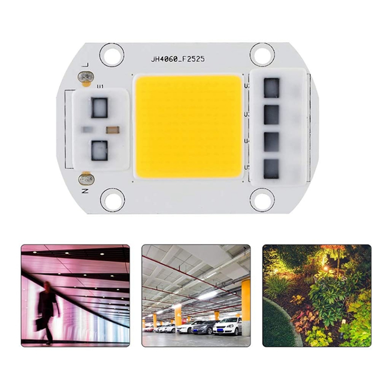 5X Warm White LED Bubles Energy Saving Chip High Voltage Light Source High Power LED Chip for Traffic Lighting 100W 220V