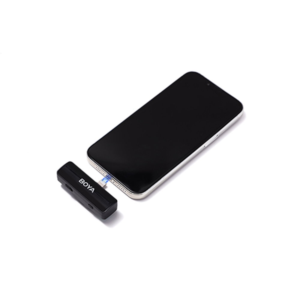 BOYA BOYALINK A1 All-In-One Design Wireless Microphone System - Fits All Scenarios - Ultra-Long Battery Life - Noise Reduction Function - Use While Charge - Dual-Channel Recording. 