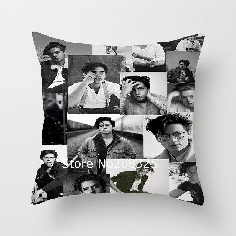 ZENGA Cole Sprouse Pillow Case Cushion Cover Throw Pillow Cover Decorative Pillows For Sofa Home Decor Pillowcase. 