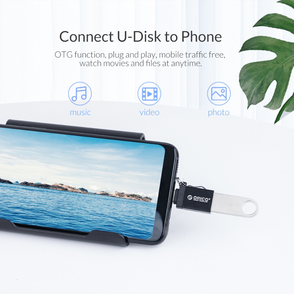 Orico CBT-UT01 Type-C to USB3.0 Adapter Black. 