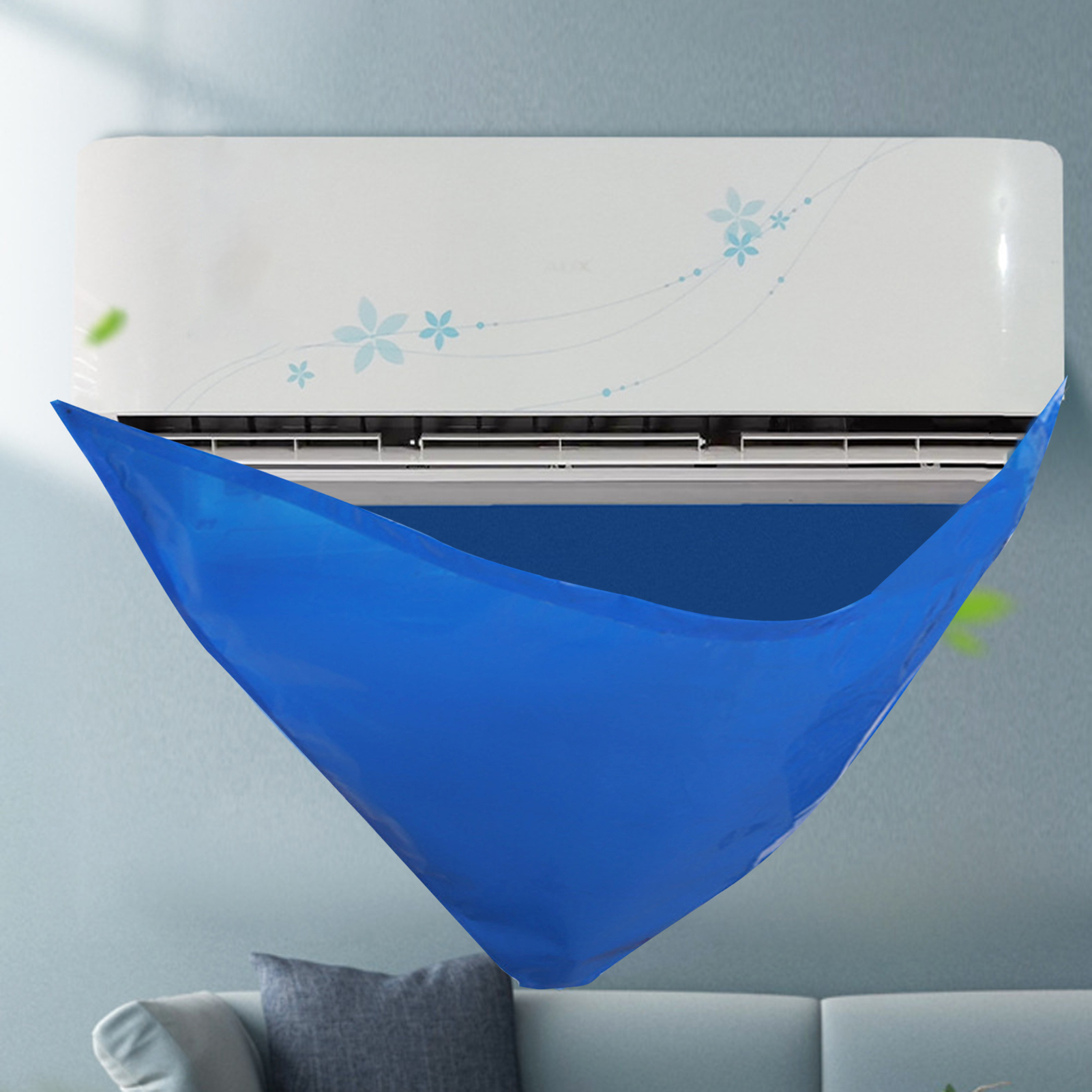 Quasar Enhanced Cleaning Experience with Ac Cover Universal Air Conditioner Cleaning Kit Easy to Use Split Ac Washing Bag Set for Leak Resistant Cleaning Buyers' Choice Air Conditioning Unit Protection. 