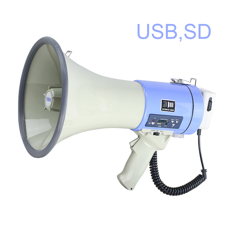 Power Megaphones (Hand Mike) Show ER-66 USB Series With Recording and Built-in Siren. 