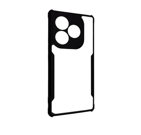 Spazy Case® Realme GT Neo6 SE 5G / Realme GT 6T 5g Back Cover | 𝐑𝐞𝐚𝐥𝐦𝐞 𝐆𝐓 𝐍𝐞𝐨𝟔 𝐒𝐄 𝟓𝐆 / 𝐑𝐞𝐚𝐥𝐦𝐞 𝐆𝐓 𝟔𝐓 𝟓𝐠  Transparent Crystal Clear Hard PC Back Case with TPU Bumper, Drop Protection Case for 𝐑𝐞𝐚𝐥𝐦𝐞 𝐆𝐓 𝐍𝐞𝐨𝟔 𝐒𝐄 𝟓𝐆. 