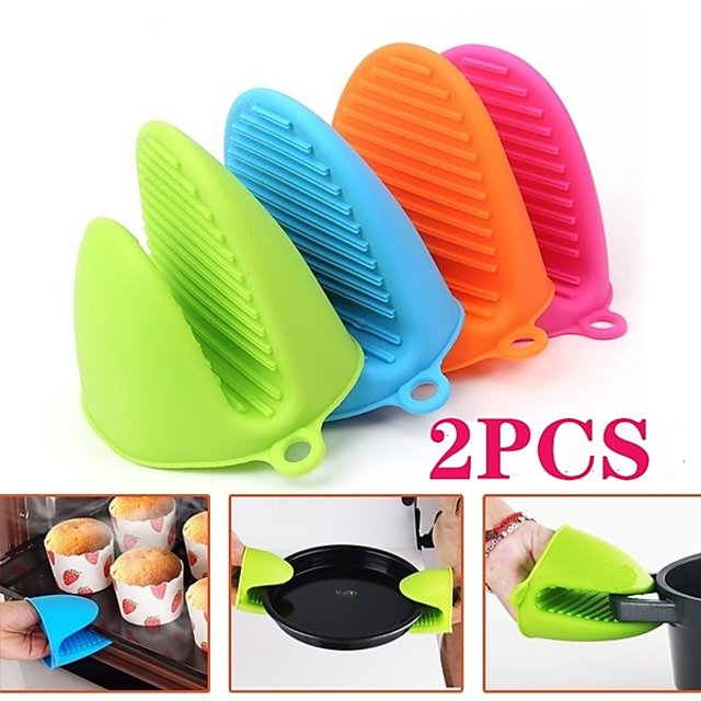 Grip Oven Pot Holder Silicone Glove 2 PCS