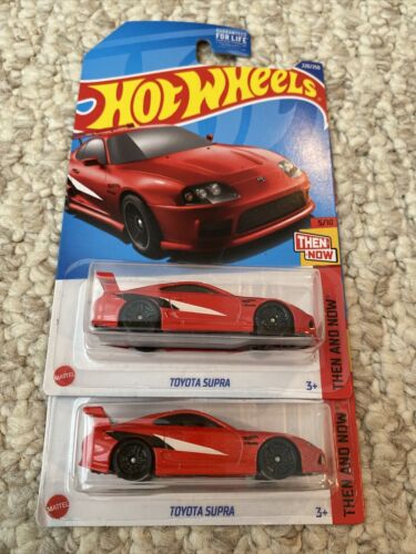 Exceotional Quality - Hot Wheels (mainline) toyota supra mk4 red, scale-1: 64 - Innovative Design - Expression of Yourself. 