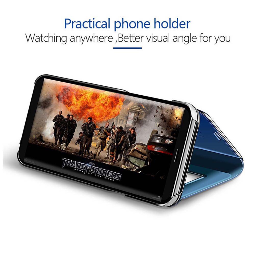 Shockproof Case for Xiaomi Mi Max 3 Luxury Smart Mirror Flip Cover On Xiaomi Mi Max3 Fundas Accessory. 
