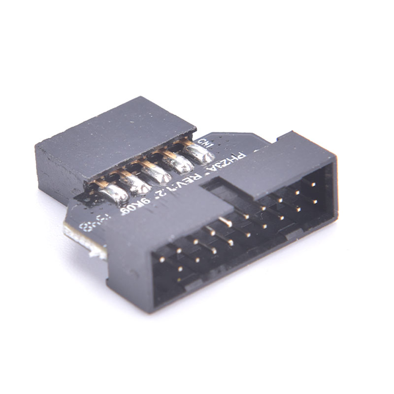 Front Panel Plug Connector USB3.0 19-pin To USB 9Pin Adapter For Motherboard. 