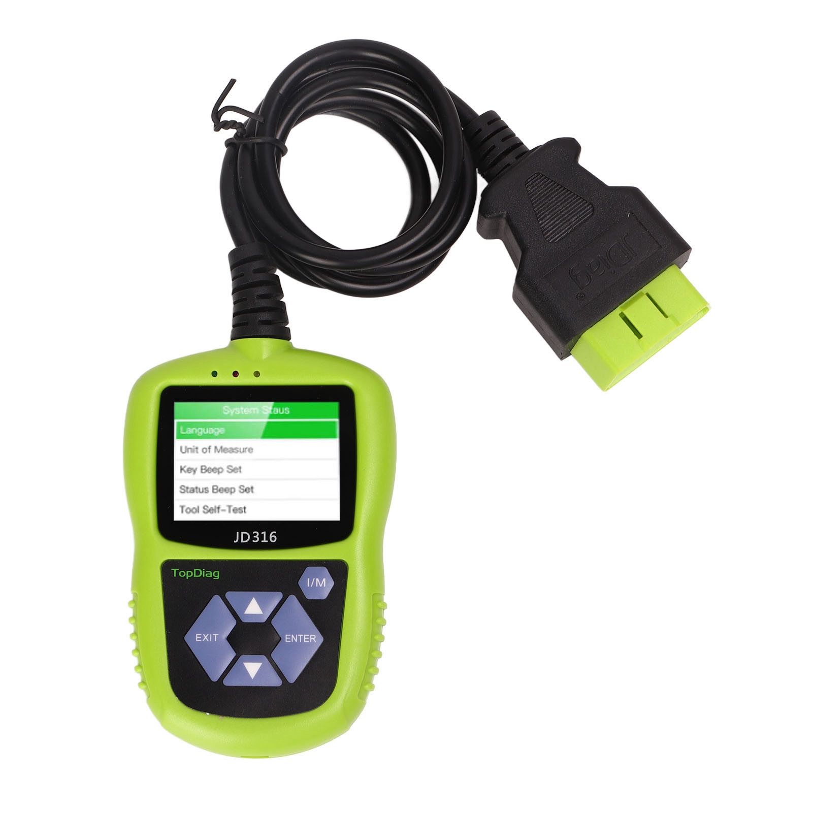 YA 401 OBD2 Diagnostic Scanner Sensitivie TFT Colorful Display Fault Code Reader Scanner for Car