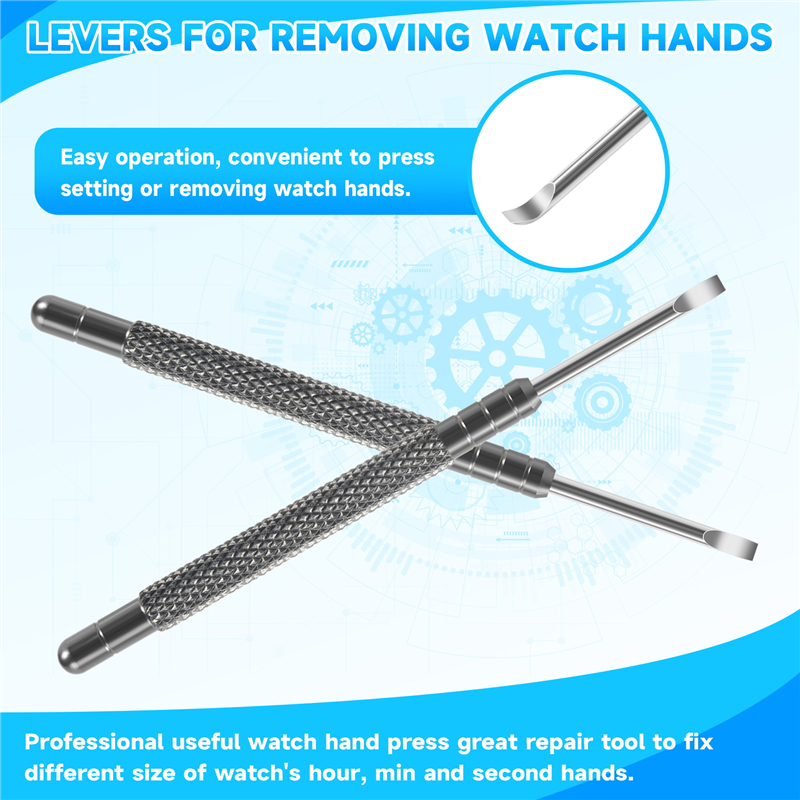 Pack Metal Watch Hand Remover Tools Levers with Flat Blade