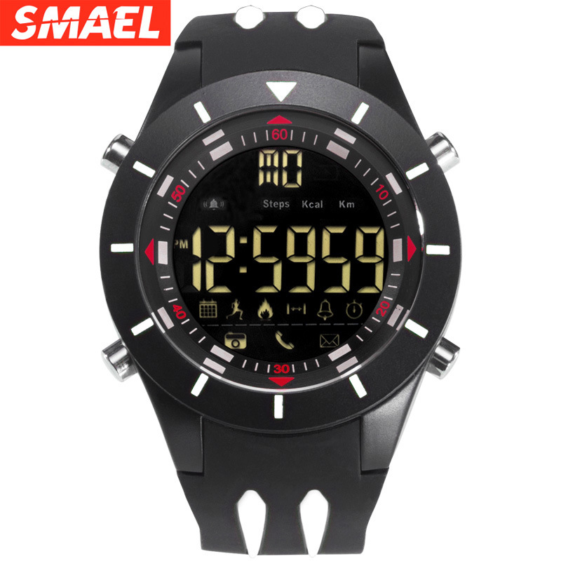 Smael Smart Bluetooth Smartwatch New Men's Multi-Function Pedometer Sports Electronic Watch