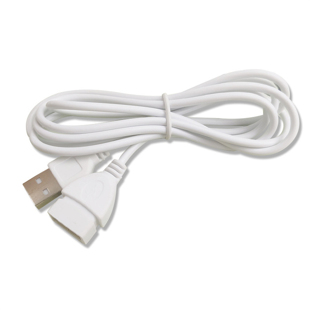 Wide Scope Of Application Beige White Extension Cord Durable Mouse And Keyboard Usb Male To Female Extension Cable. 